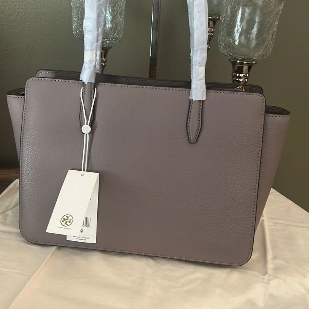 Tory Burch Robinson Pebbled Leather Tote Bag